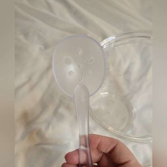 NIB Pampered Chef Civered Ice Bucket with Scoop and Integrated Handle - Picture 6 of 11